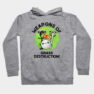 Weapons Of Grass Destruction Funny Golf Pun Hoodie